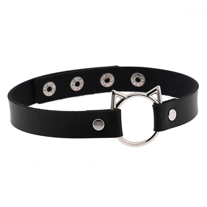 Chokers 1pc Fashion Women Choker Collar Cat Head Decor Adjustable Goth Punk Style Fake Leather Jewelry Accessories1
Chokers 1pc Fashion Women Choker Collar Cat Head Decor Adjustable Goth Punk Style Fake Leather Jewelry Accessories1