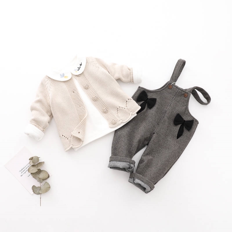 Toddler Wool Coats Toddler Girl Winter Clothes Baby Cute Long Sleeve Knitting Coats Kids Fashion Jackets Wool Coat LJ201130