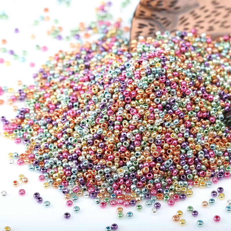 1.8mm Boutique Electroplating 2mm Small Uniform Rule Highlight Glass Beads DIY Ornament Finished Accessories Scattered Beads(The logistics p, Black
1.8mm Boutique Electroplating 2mm Small Uniform Rule Highlight Glass Beads DIY Ornament Finished Accessories Scattered Beads(The logistics p, Black