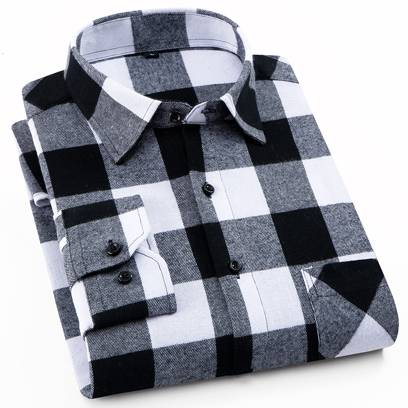 2021 New Brand Men Casual Palid Shirts 100% Cotton Flannel Spring Autumn Long Sleeve Fashion Shirt Soft Male Clothes Fit P6b2, Dtf16
2021 New Brand Men Casual Palid Shirts 100% Cotton Flannel Spring Autumn Long Sleeve Fashion Shirt Soft Male Clothes Fit P6b2, Dtf16