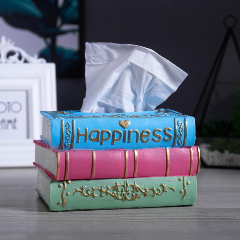 Paper Cover Decorative Storage Home Bedroom Retro Style Book Shape Holder Dispenser Napkin Rectangular Tissue Box Living Room
Paper Cover Decorative Storage Home Bedroom Retro Style Book Shape Holder Dispenser Napkin Rectangular Tissue Box Living Room