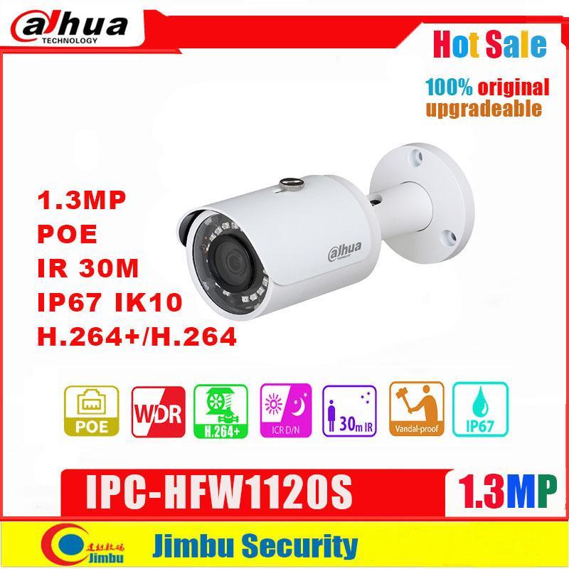 Dahua IP Camera 1.3MP IPC-HFW1120S POE IR30m H.264+ waterproof IP67 English firmware can be upgraded camera CCTV1
Dahua IP Camera 1.3MP IPC-HFW1120S POE IR30m H.264+ waterproof IP67 English firmware can be upgraded camera CCTV1