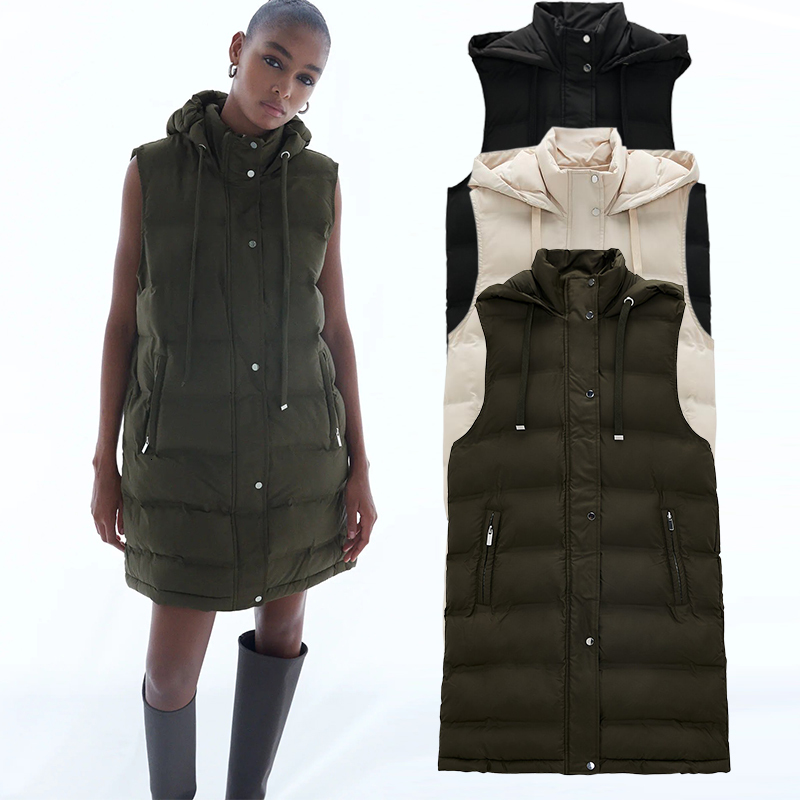 2021 Women Winter Vest Zipper Coats New Striped Hooded Down Cotton Jacket Parkas Female Warm Thick Big Pocket Outwear Uugf, Black
2021 Women Winter Vest Zipper Coats New Striped Hooded Down Cotton Jacket Parkas Female Warm Thick Big Pocket Outwear Uugf, Black