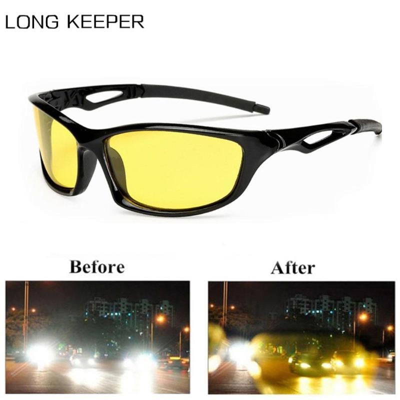 LongKeeper Night Vision Glasses Men Polarized Car Driving Anti-Glare Sunglasses Yellow Lens Sports Fishing Driver Goggles UV400
LongKeeper Night Vision Glasses Men Polarized Car Driving Anti-Glare Sunglasses Yellow Lens Sports Fishing Driver Goggles UV400