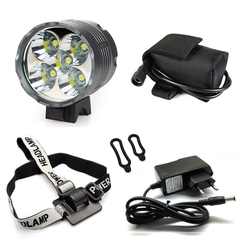 5x CREE XM-L T6 Bicycle Lights 6000 Lumen Bike Front Light Headlight Lamp + 10000mAh Rechargeable Battery Pack + 8.4V Charger
5x CREE XM-L T6 Bicycle Lights 6000 Lumen Bike Front Light Headlight Lamp + 10000mAh Rechargeable Battery Pack + 8.4V Charger