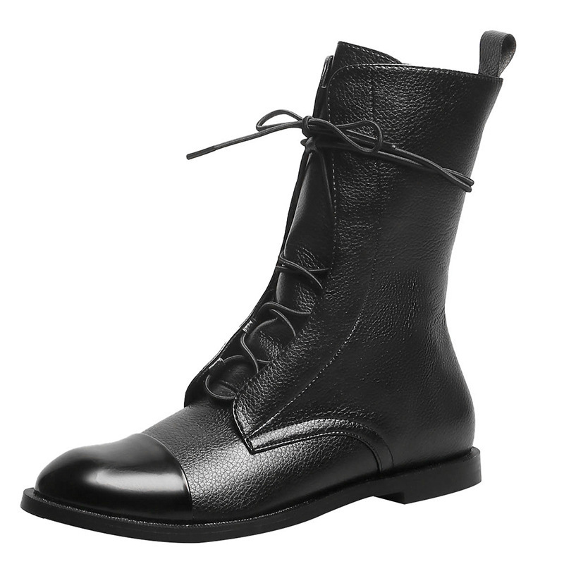 2021 The New Vintage Calf's Mid-calf Fashionable Leather Boots Lace Up to Ladies Comfort Women's Shoes 1t7g, Alcohol
2021 The New Vintage Calf's Mid-calf Fashionable Leather Boots Lace Up to Ladies Comfort Women's Shoes 1t7g, Alcohol