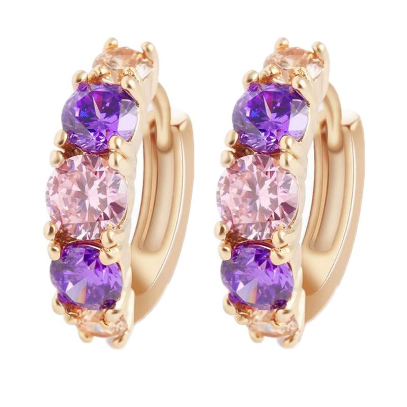 South Korean European And American Buckle Umbilicaria Gift Flower Earrings Plum Color Gold Color
South Korean European And American Buckle Umbilicaria Gift Flower Earrings Plum Color Gold Color