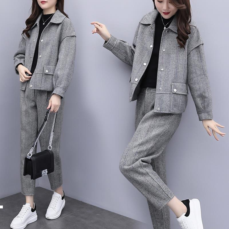 gray 2021 New winter wool two pieces of define jacket + women's fashionable pantsuit pants ladies 2-bun female sets y486 1968, Today
gray 2021 New winter wool two pieces of define jacket + women's fashionable pantsuit pants ladies 2-bun female sets y486 1968, Today