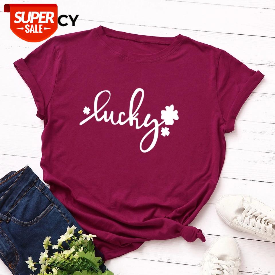 JFUNCY Plus Size S-5XL Women T-shirts Female Short Sleeve Tee Tops Lucky Print Woman Casual Tshirt 2020 Summer Cotton T Shirt #ie3S, White
JFUNCY Plus Size S-5XL Women T-shirts Female Short Sleeve Tee Tops Lucky Print Woman Casual Tshirt 2020 Summer Cotton T Shirt #ie3S, White