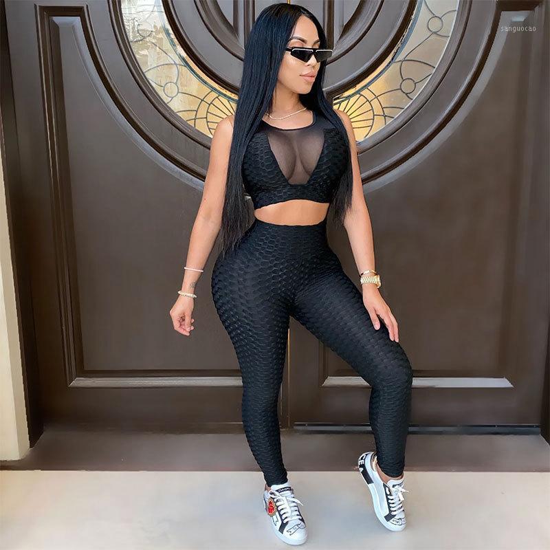 Women' Cropped Top Sports Pants Suit Elastic Home Gym Mesh Wear Solid Color Tight Pants Yoga Causal Sportswear1, As pic
Women' Cropped Top Sports Pants Suit Elastic Home Gym Mesh Wear Solid Color Tight Pants Yoga Causal Sportswear1, As pic