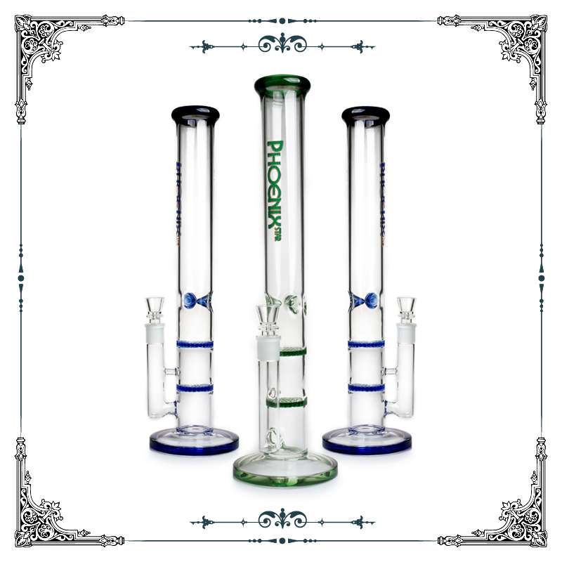 phoenix glass Straight Tube bongs bong 17" double honeycomb perc hookahs heady water pipes 18.8mm joint smoking bongs glasspipe
phoenix glass Straight Tube bongs bong 17" double honeycomb perc hookahs heady water pipes 18.8mm joint smoking bongs glasspipe