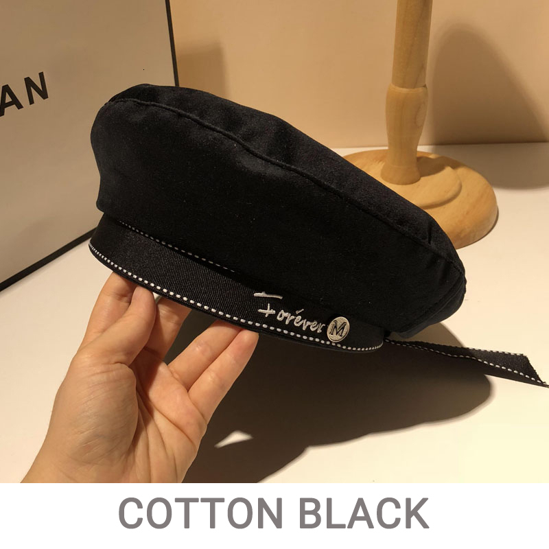 Autumn Winter Woman Hat Fashion Ribbon Bow Beret Letter Embroidery Winter Hats Vintage Male Beret French Hat Navy Cap 201027, Cotton black
Autumn Winter Woman Hat Fashion Ribbon Bow Beret Letter Embroidery Winter Hats Vintage Male Beret French Hat Navy Cap 201027, Cotton black