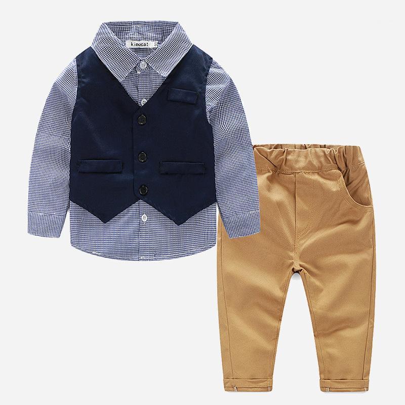 Kids clothes boys clothing toddler boy clothes Three piece vest suit boys outfits toddlre baby boy winter set children1, Blue
Kids clothes boys clothing toddler boy clothes Three piece vest suit boys outfits toddlre baby boy winter set children1, Blue
