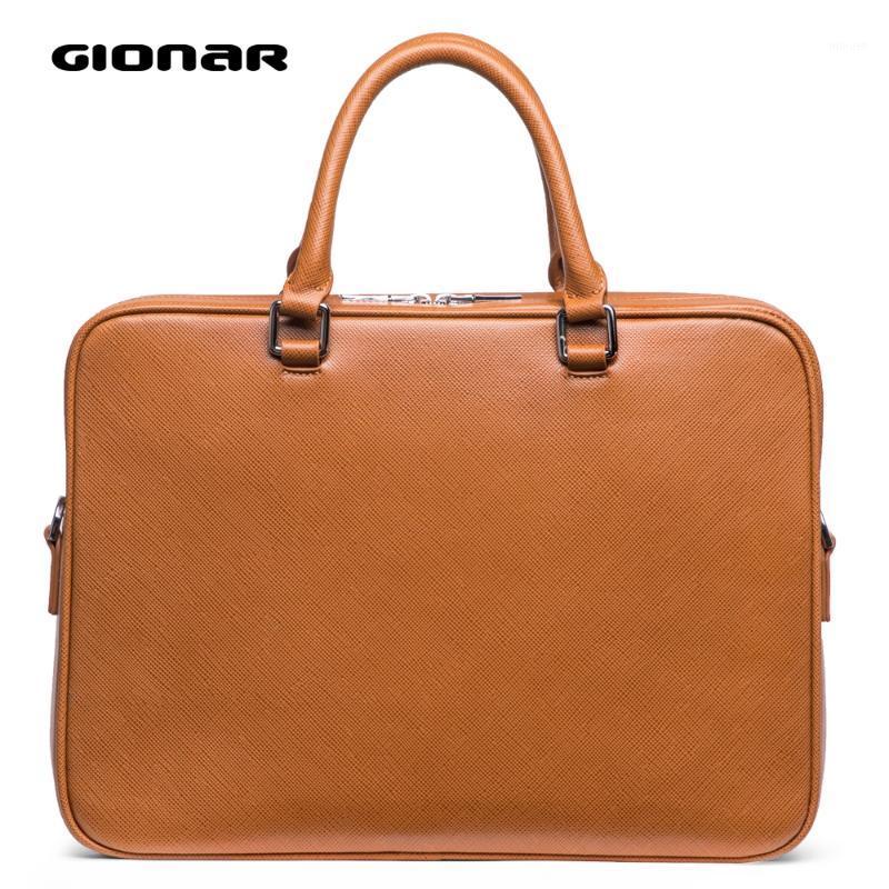 GIONAR Mens Brief Case Messenger Bag Slim Real Leather 15 Inch Laptop Business Briefcase Tablet Bag Black Brown Grey Blue1
GIONAR Mens Brief Case Messenger Bag Slim Real Leather 15 Inch Laptop Business Briefcase Tablet Bag Black Brown Grey Blue1