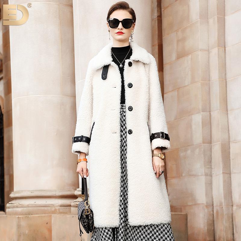 Jacket Real Wool Fur Female Korean Vintage Autumn Winter Coat Women Clothes 2020 Sheep Shearling Tops ED6009-49813 YY1671, White
Jacket Real Wool Fur Female Korean Vintage Autumn Winter Coat Women Clothes 2020 Sheep Shearling Tops ED6009-49813 YY1671, White