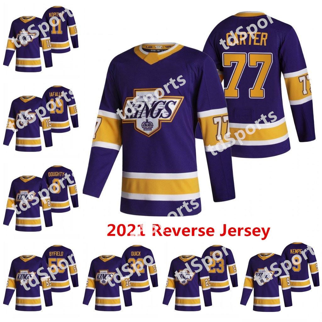 MEN LA Los Angeles Kings 2021 Reverse Retro Jersey Jeff Carter Kopitar Dustin Brown Iafallo Doughty Campbell Kovalchuk Carter Jonathan QuicK, As shown in illustration
MEN LA Los Angeles Kings 2021 Reverse Retro Jersey Jeff Carter Kopitar Dustin Brown Iafallo Doughty Campbell Kovalchuk Carter Jonathan QuicK, As shown in illustration