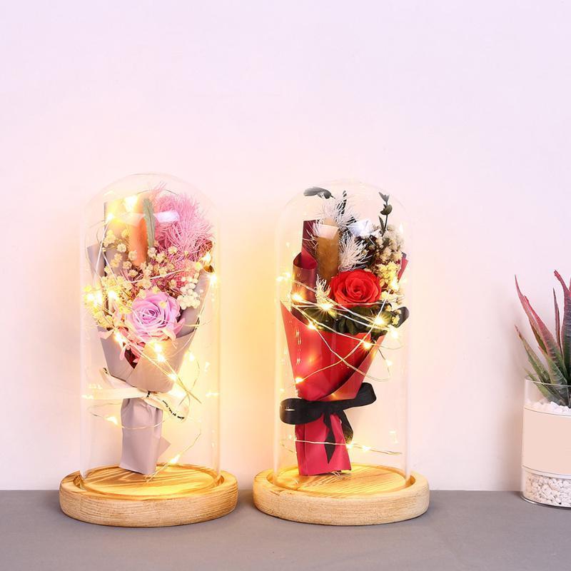 Beautiful Eternal Rose LED Light Rose In Glass Dome For Valentine's Day Mother's Or Christmas Day Gift1
Beautiful Eternal Rose LED Light Rose In Glass Dome For Valentine's Day Mother's Or Christmas Day Gift1
