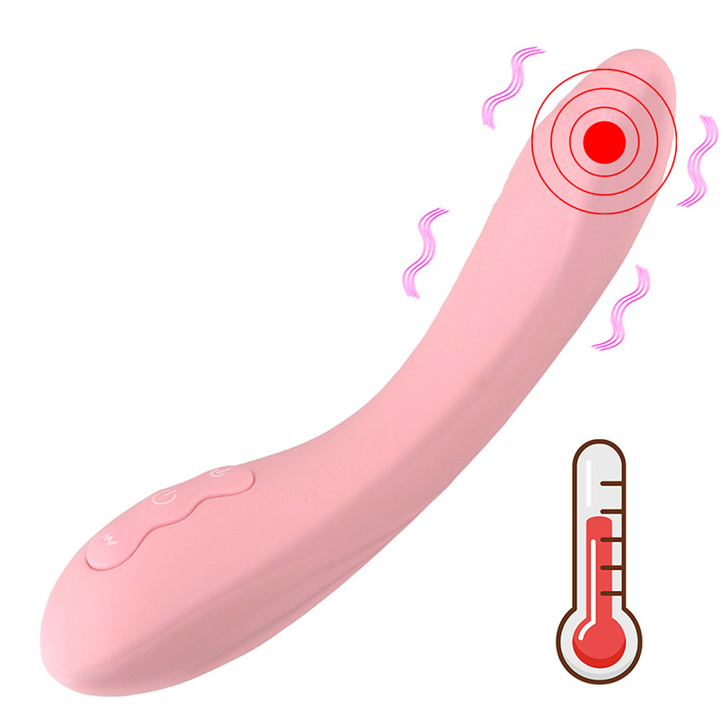 Baguette bâton Vibrator 10 Vibrant Chauffage Plug Anal Sex Toys Clitoris Vagin pour les femmes