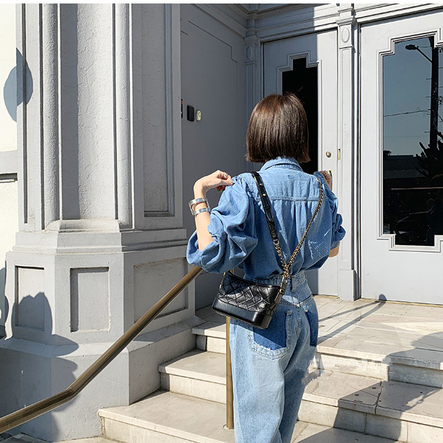 YingYuanFang Fashion new leopard chiffon stitching loose denim longsleeved shirt coat T200319