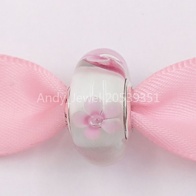 Authentic 925 Sterling Silver Beads Pink Cherry Blossom Murano Charm Charms Fits European Pandora Style Jewelry Bracelets & Necklace #79094
Authentic 925 Sterling Silver Beads Pink Cherry Blossom Murano Charm Charms Fits European Pandora Style Jewelry Bracelets & Necklace #79094
