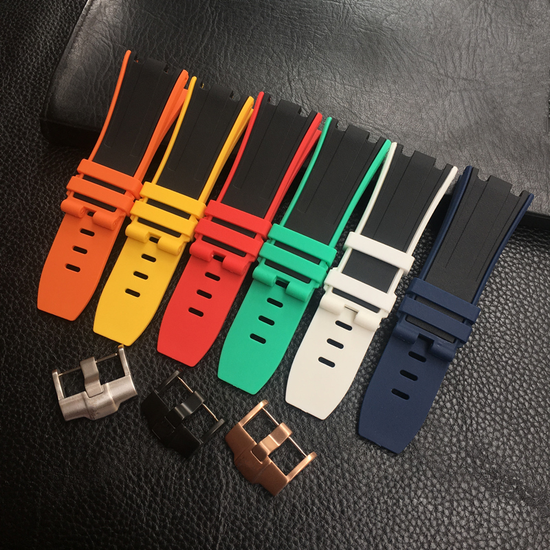 Black Silicone Rubber Whatchband For AP42mmCase t Watch Strap Pin Buckle With 28mm, Black;brown
Black Silicone Rubber Whatchband For AP42mmCase t Watch Strap Pin Buckle With 28mm, Black;brown