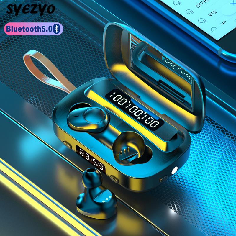 M13 TWS Bluetooth Earphones Wireless Headphone LED Makeup Noise Reduction Music Headphones For Huawei, Black
M13 TWS Bluetooth Earphones Wireless Headphone LED Makeup Noise Reduction Music Headphones For Huawei, Black