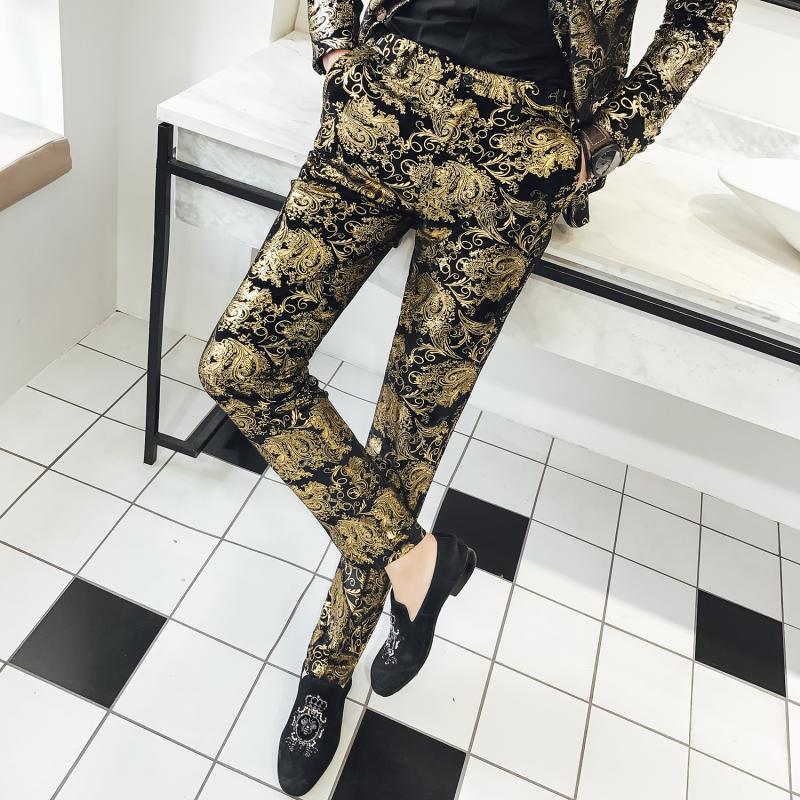 Mens Suit Jackets and Suit Trousers Fashion High Quality Suits Coats and Pants Large Size S5XL T200303