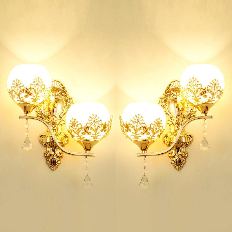 European Led Crystal Wall Lamp Gold Living Room Sconce Wall Light Bedroom Reading Lamps Corridor Stairs Light Home Decoration
European Led Crystal Wall Lamp Gold Living Room Sconce Wall Light Bedroom Reading Lamps Corridor Stairs Light Home Decoration