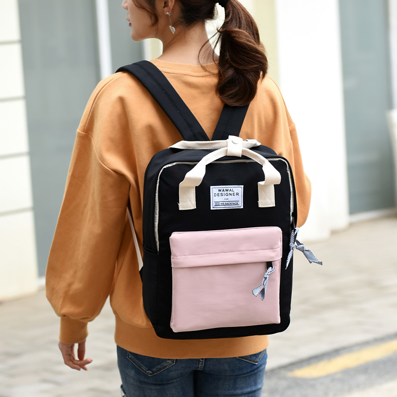 Women Laptop Backpacks Pink Bagpack Korean Travel backbag Student primary School bags For Teenage Girls mochila infantil LJ200918