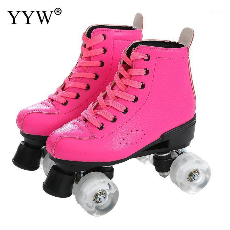 Artificial Leather Roller Skates Double Line Skates Women Men Adult Two Line Skating Shoes Patines With White PU 4 Wheels Flash1, Sky blue
Artificial Leather Roller Skates Double Line Skates Women Men Adult Two Line Skating Shoes Patines With White PU 4 Wheels Flash1, Sky blue
