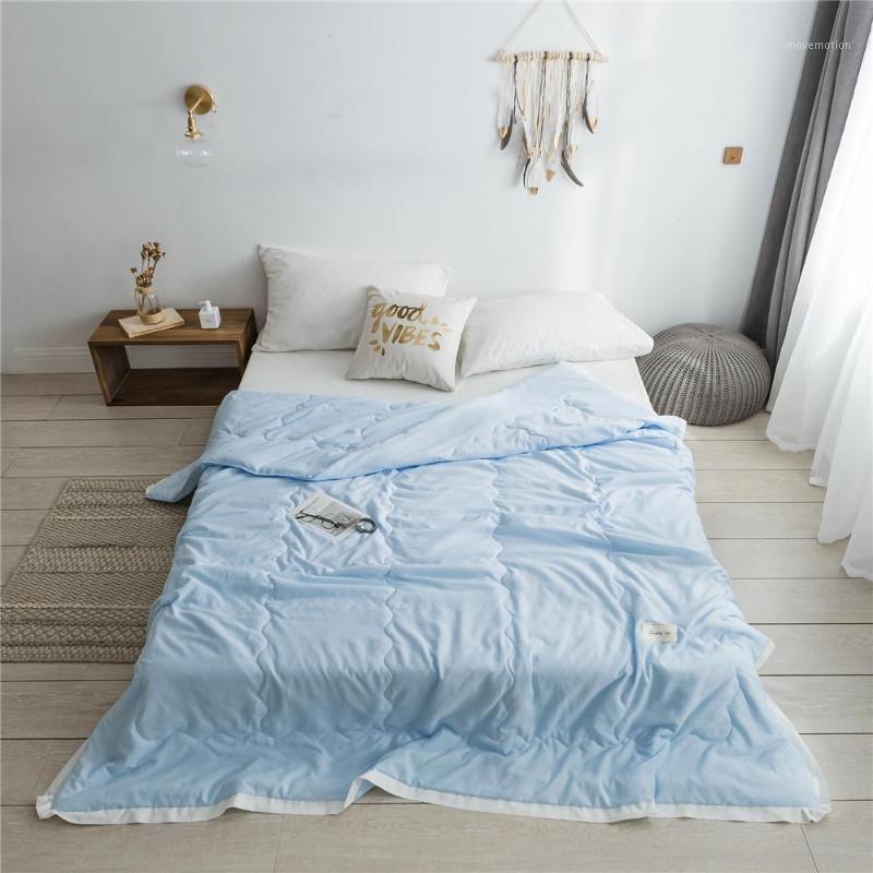 Simple style Pure Color Summer Quilt Bedspread Blanket blue Comforter soft Bed Cover Twin full Queen Quilting solid bedclothes1, Style7
Simple style Pure Color Summer Quilt Bedspread Blanket blue Comforter soft Bed Cover Twin full Queen Quilting solid bedclothes1, Style7