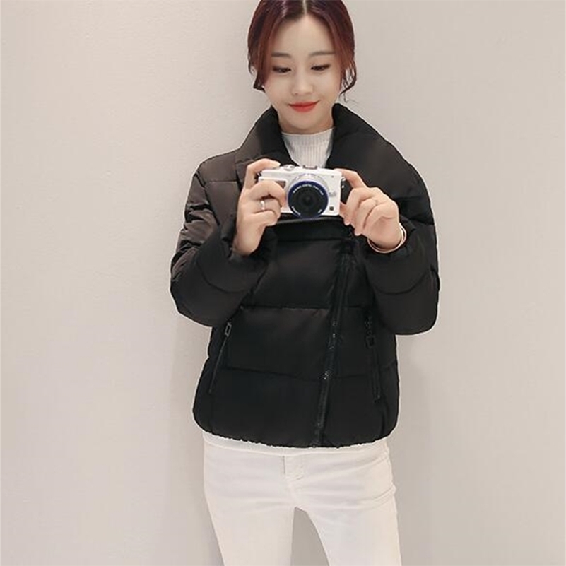 Winter jacket women High Quality short Cotton Padded Coat Fashion slim Winter Coats womens Thick warm casual Cotton parka 201027