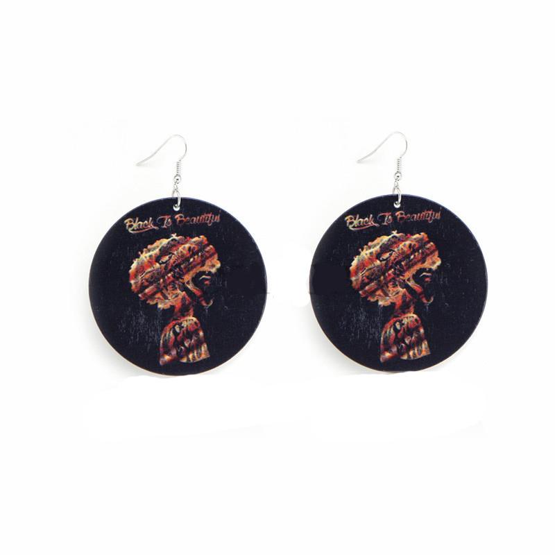 Earring Wood Africa Black Afro Queen Popular Demand Letters Hiphop Rock Earrings Vintage African Jewelry Wooden DIY Party 
Earring Wood Africa Black Afro Queen Popular Demand Letters Hiphop Rock Earrings Vintage African Jewelry Wooden DIY Party