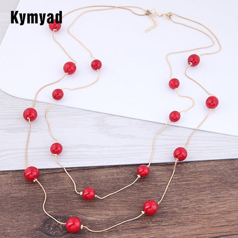 Kymyad Trendy Long Necklace Women Imitation Pearl Necklaces & Pendants Multi layer Maxi Statement Necklaces Vintage Accessories1
Kymyad Trendy Long Necklace Women Imitation Pearl Necklaces & Pendants Multi layer Maxi Statement Necklaces Vintage Accessories1