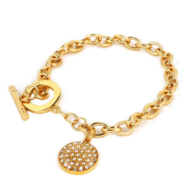 Trendy CZ Pendant Chain Women Man Bracelets&Bangles Gold Plating Stainless Steel Male Wristband Wedding Engagement Jewelry
Trendy CZ Pendant Chain Women Man Bracelets&Bangles Gold Plating Stainless Steel Male Wristband Wedding Engagement Jewelry