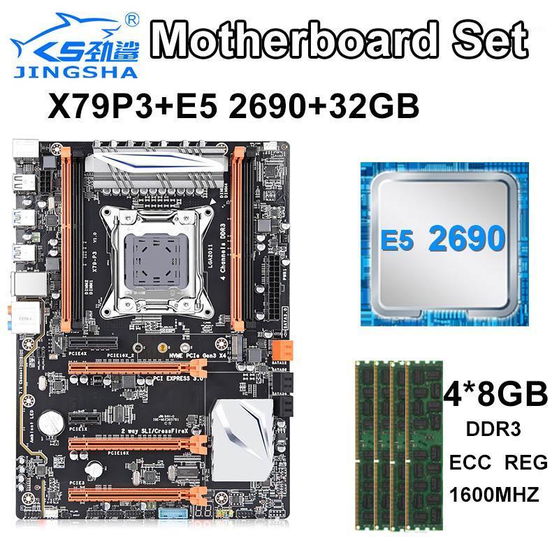 JINGSHA X79P3 LGA motherboard set Quad channels with Xeon E5 2690 and 4 * 8GB=32GB 1600MHZ ddr3 ecc reg RAM1
JINGSHA X79P3 LGA motherboard set Quad channels with Xeon E5 2690 and 4 * 8GB=32GB 1600MHZ ddr3 ecc reg RAM1