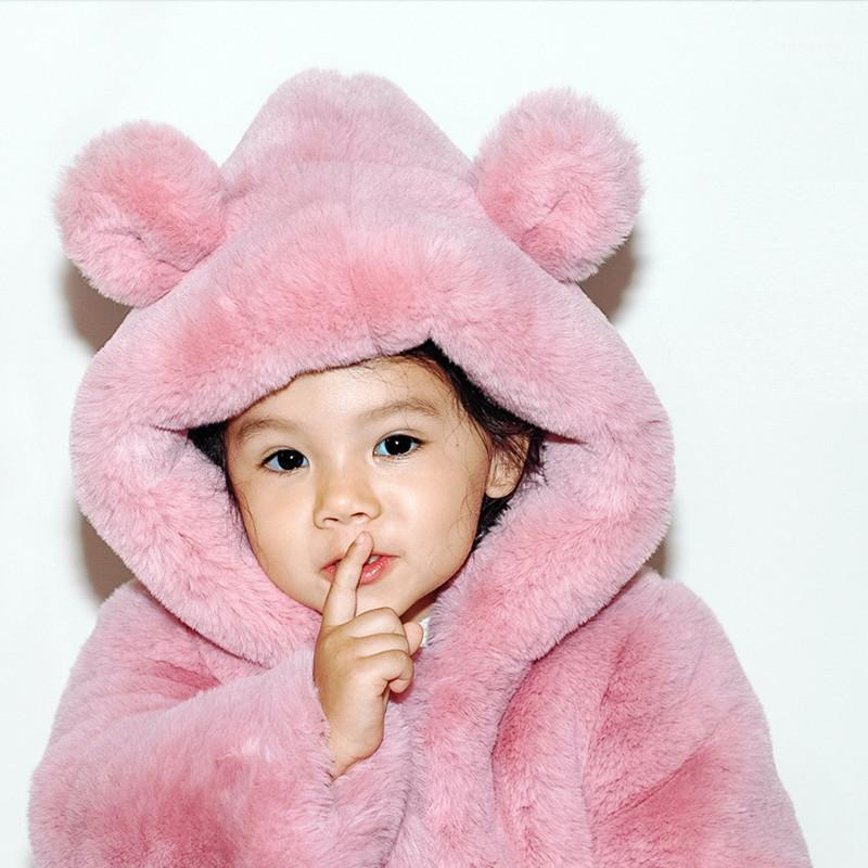 Fur Children Overcoat Girl Winter Coat and Jacket 2020 Cute Bear Ear Hooded Children Jacket Mid-long Thicken Fake Fur Girls Coat1, Pink
Fur Children Overcoat Girl Winter Coat and Jacket 2020 Cute Bear Ear Hooded Children Jacket Mid-long Thicken Fake Fur Girls Coat1, Pink