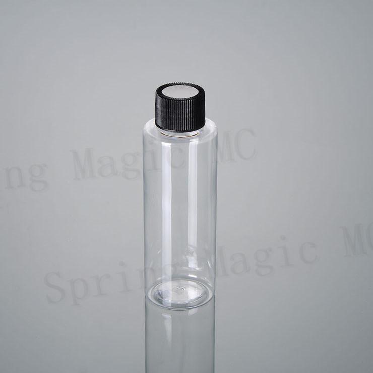 120ML Transparent PET Bottles,Empty Travel Portable Cosmetic Bottle,Skin Care Plastic Toner/Emulsion Bottle,Cosmetic Packaging