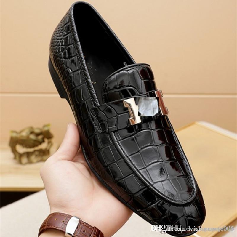 A5 7 Style h brand Man Leather Office Shoes Men Classic Brown Designer Dress Loafers Mens Elegant Shoes Luxury Chaussure Homme 38-45, Shoelace
A5 7 Style h brand Man Leather Office Shoes Men Classic Brown Designer Dress Loafers Mens Elegant Shoes Luxury Chaussure Homme 38-45, Shoelace