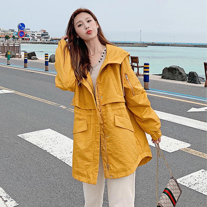 Autumn Medium Long Hooded Trench Coat Women Solid Casual Slim Trench Outwear Female Office Lady 2020 New, Black
Autumn Medium Long Hooded Trench Coat Women Solid Casual Slim Trench Outwear Female Office Lady 2020 New, Black