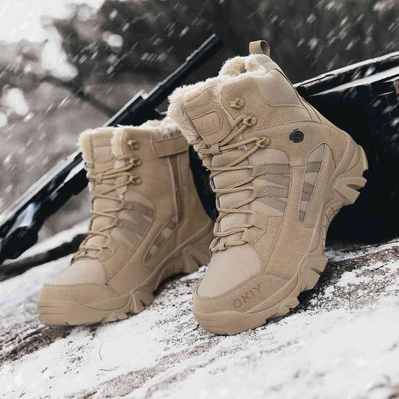 Men's Military Boot Combat Mens Ankle Tactical Big Size 46 Warm Fur Army Male Shoes Work Safety Motocycle s, Black;brown
Men's Military Boot Combat Mens Ankle Tactical Big Size 46 Warm Fur Army Male Shoes Work Safety Motocycle s, Black;brown