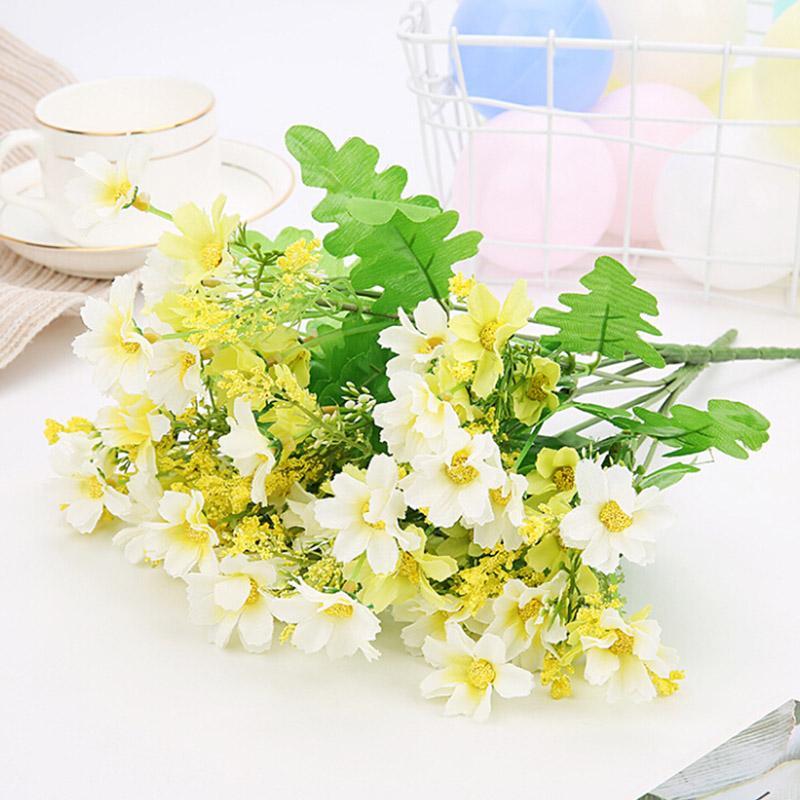 Decorative Flowers & Wreaths Artificial Silk Daisy Flower Real Touch Mini Fake Bouquet Wedding Decoration Floral Home Party Garden Supplies
Decorative Flowers & Wreaths Artificial Silk Daisy Flower Real Touch Mini Fake Bouquet Wedding Decoration Floral Home Party Garden Supplies
