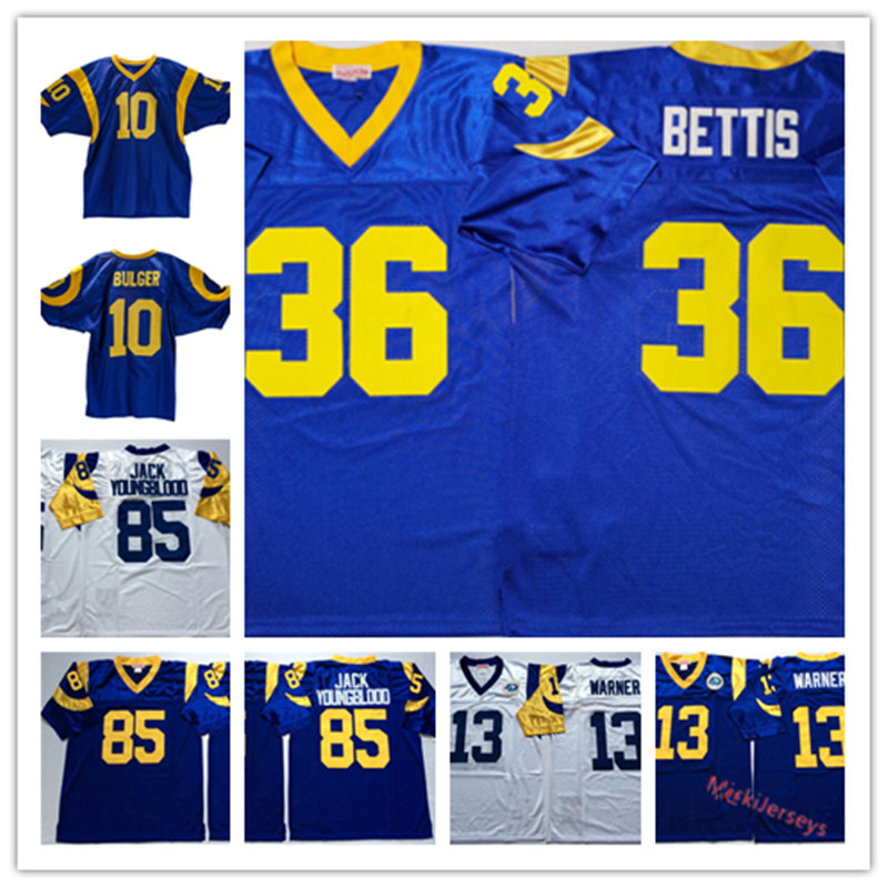 Mens NCAA #10 Marc Bulger Vintage Football Jersey Stitched #13 Kurt Warner #85 Jack Youngblood #36 Jerome Bettis san louis Jersey M-3XL
Mens NCAA #10 Marc Bulger Vintage Football Jersey Stitched #13 Kurt Warner #85 Jack Youngblood #36 Jerome Bettis san louis Jersey M-3XL