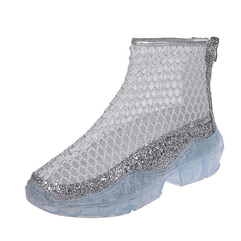 Women Round Toe Mesh Holes Summer Shoes Breathable Cool Spring Party Flats Platform Anckle Boots, Black
Women Round Toe Mesh Holes Summer Shoes Breathable Cool Spring Party Flats Platform Anckle Boots, Black