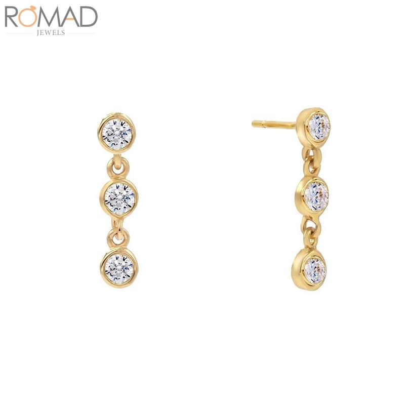 Hoop & Huggie ROMAD 925 Sterling Silver Earrings For Women INS Style Three Zircon Ear Earring Pendientes Earings Luxury Jewelry
Hoop & Huggie ROMAD 925 Sterling Silver Earrings For Women INS Style Three Zircon Ear Earring Pendientes Earings Luxury Jewelry