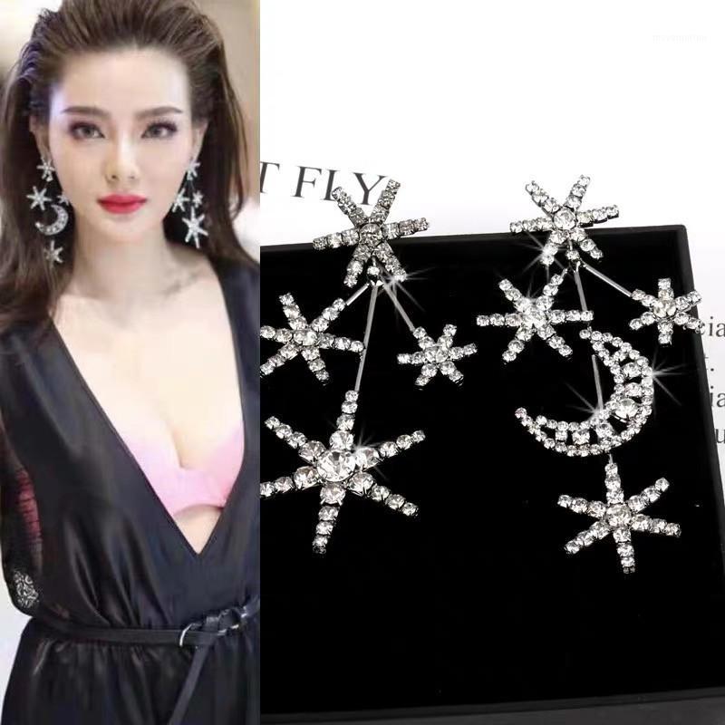 Rongho Hyperbole Irregular Crystal Star Statement earrings for women Hiphop brincos femme Party rhinestone Moon earring pendant1
Rongho Hyperbole Irregular Crystal Star Statement earrings for women Hiphop brincos femme Party rhinestone Moon earring pendant1