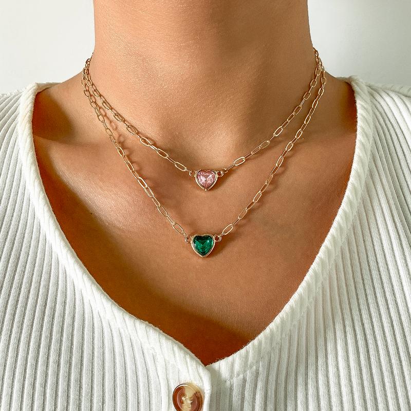 Chains Ingemark Kpop Fashion Tiny Crystal Heart Dainty Pendant Necklace For Women Wedding Vintage Thin Chain Collar Aesthetic Jewelry, Silver
Chains Ingemark Kpop Fashion Tiny Crystal Heart Dainty Pendant Necklace For Women Wedding Vintage Thin Chain Collar Aesthetic Jewelry, Silver