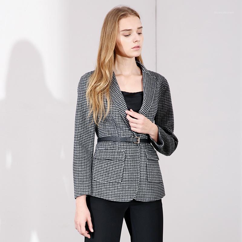2019 Autumn single button slimming 100%Wool plaid loose blazers coat woman 5W198031, Black white plaid
2019 Autumn single button slimming 100%Wool plaid loose blazers coat woman 5W198031, Black white plaid