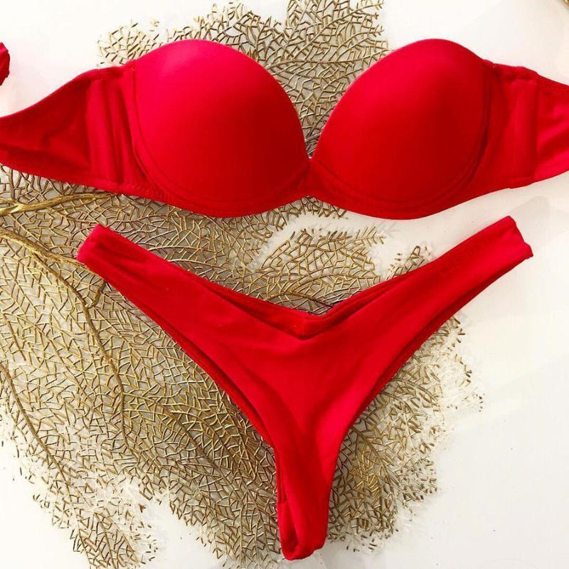 Hot Women Padded Bra Bikini Set Swimsuit Bandage Solid Leopard 2Pcs Push-up Ladies Triangle Swimwear Bathing Suit Beach Tankini1
Hot Women Padded Bra Bikini Set Swimsuit Bandage Solid Leopard 2Pcs Push-up Ladies Triangle Swimwear Bathing Suit Beach Tankini1