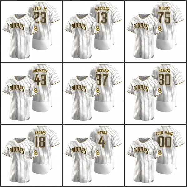 Wholesale Men #23 Fernando Tatis Jr. 13 Manny Machado 43 Garrett Richards Custom Women Youth White Brown Authentic Jersey
Wholesale Men #23 Fernando Tatis Jr. 13 Manny Machado 43 Garrett Richards Custom Women Youth White Brown Authentic Jersey
